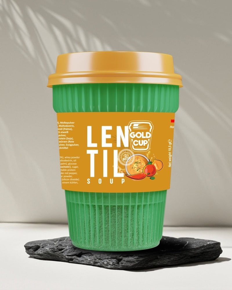 Gold Cup Lentil Instant Soup Cups | Case of 120 - Aladdin Business