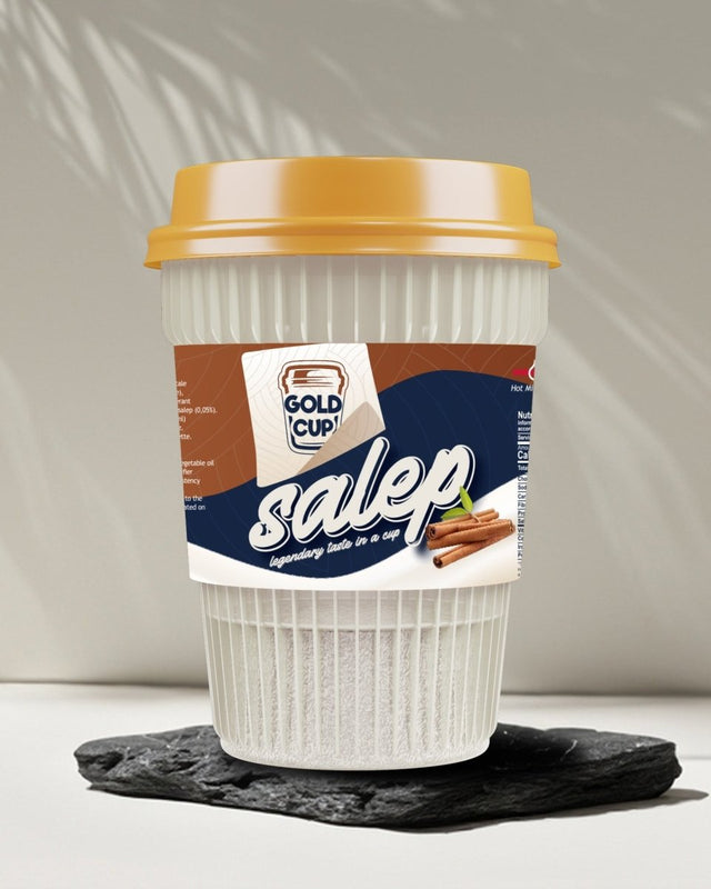 Gold Cup Salep - Traditional Turkish Hot Drink | Case of 120 - Aladdin Business
