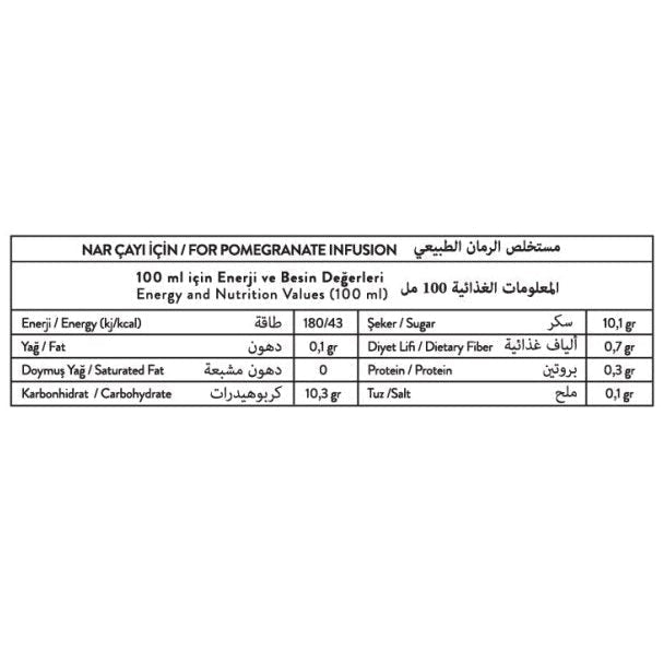 Kayla Gurme Instant Granulated Pomegranate Fruit Tea Mix - 175g - Aladdin Business