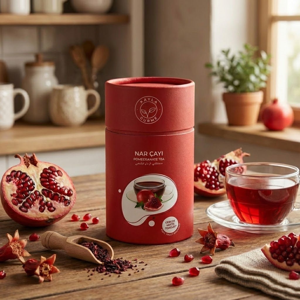 Kayla Gurme Instant Granulated Pomegranate Fruit Tea Mix - 175g - Aladdin Business