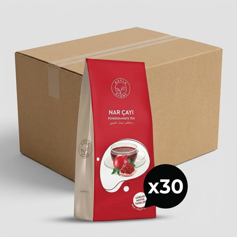 Kayla Gurme Instant Pomegranate Tea with Real Fruit Granules - 250g - Aladdin Business