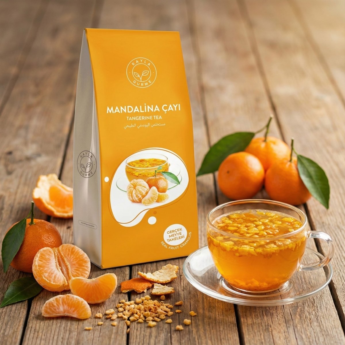 Kayla Gurme Premium Instant Mandarin Fruit Tea Mix - 250g - Aladdin Business