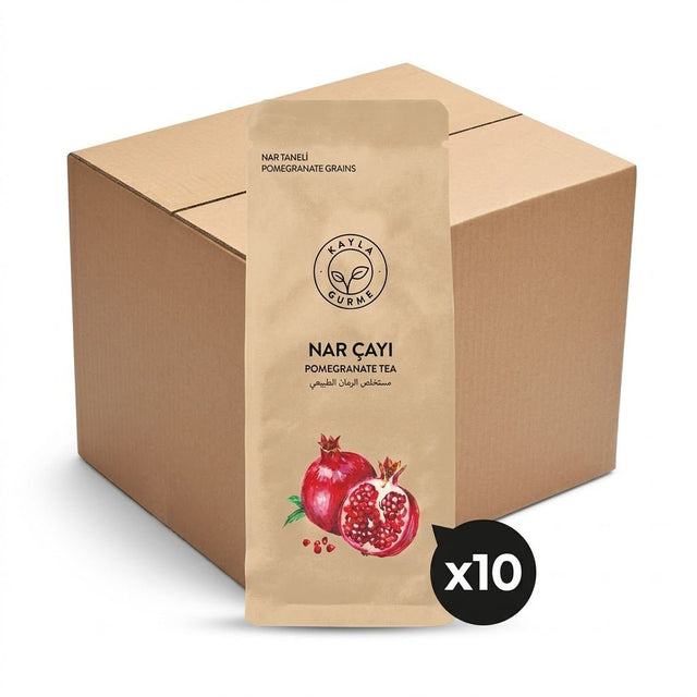 Kayla Gurme Premium Pomegranate Instant Tea Mix with Fruit Bits - 1000g - Aladdin Business