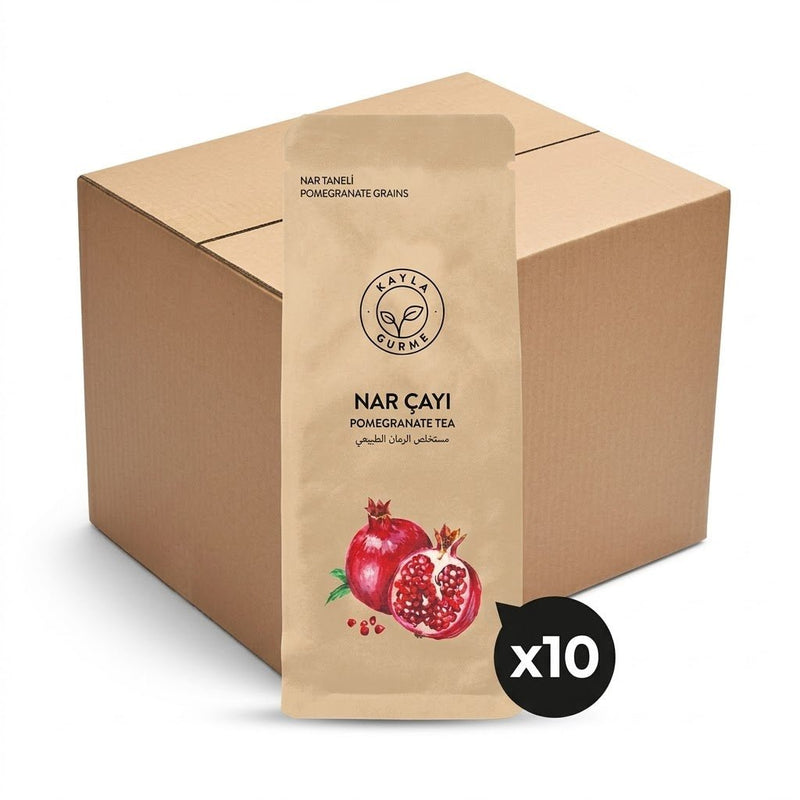 Kayla Gurme Premium Pomegranate Instant Tea Mix with Fruit Bits - 1000g - Aladdin Business
