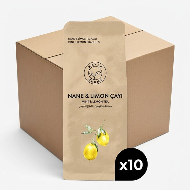 Kayla Gurme Professional Instant Mint Lemon Tea Blend - 1000g - Aladdin Business