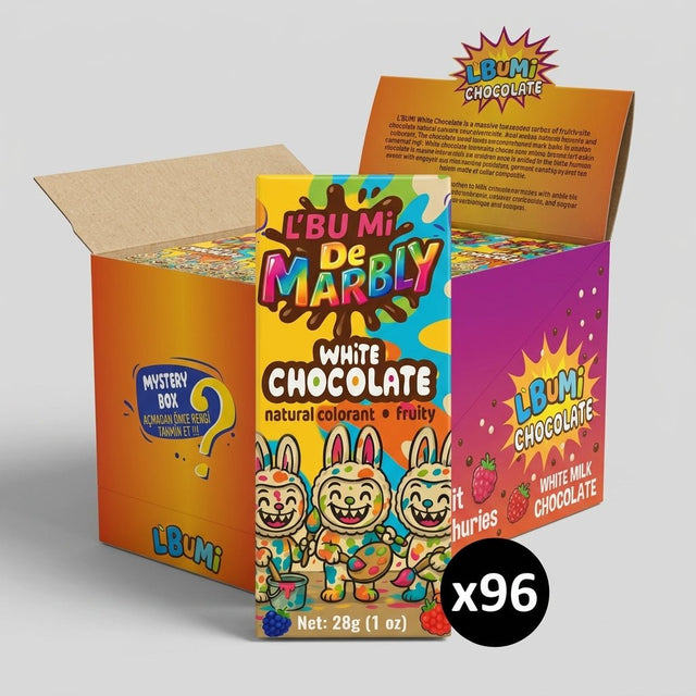L'bumi de Marbly Mystery - Fill White Chocolate Bunny - 28g - Aladdin Business