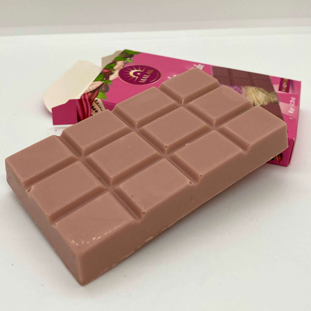 Malak Angel Hair Ruby Chocolate with Pistachio & Cotton Candy - 65gr x 12 Pieces
