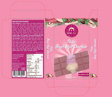 Malak Angel Hair Ruby Chocolate with Pistachio & Cotton Candy - 65gr x 12 Pieces