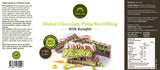 Malak Dubai Chocolate Pistachio Filling with Kunafeh - 20% Pistachio - Aladdin Business