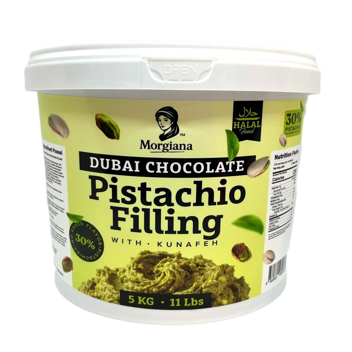 Morgiana Professional Dubai Chocolate Pistachio Kunafeh Filling - Aladdin Business