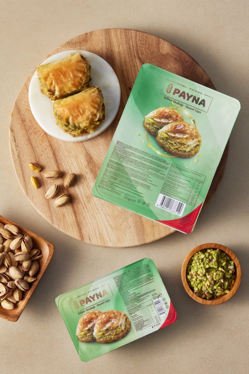 Packaged Dilber Baklava with Pistachio - 4 Slices - Aladdin Business