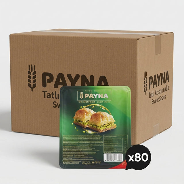 Packaged Pistachio Baklava - 6 Slices - Aladdin Business
