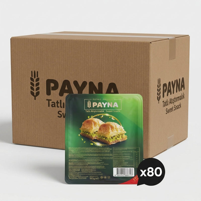 Packaged Pistachio Baklava - 6 Slices - Aladdin Business