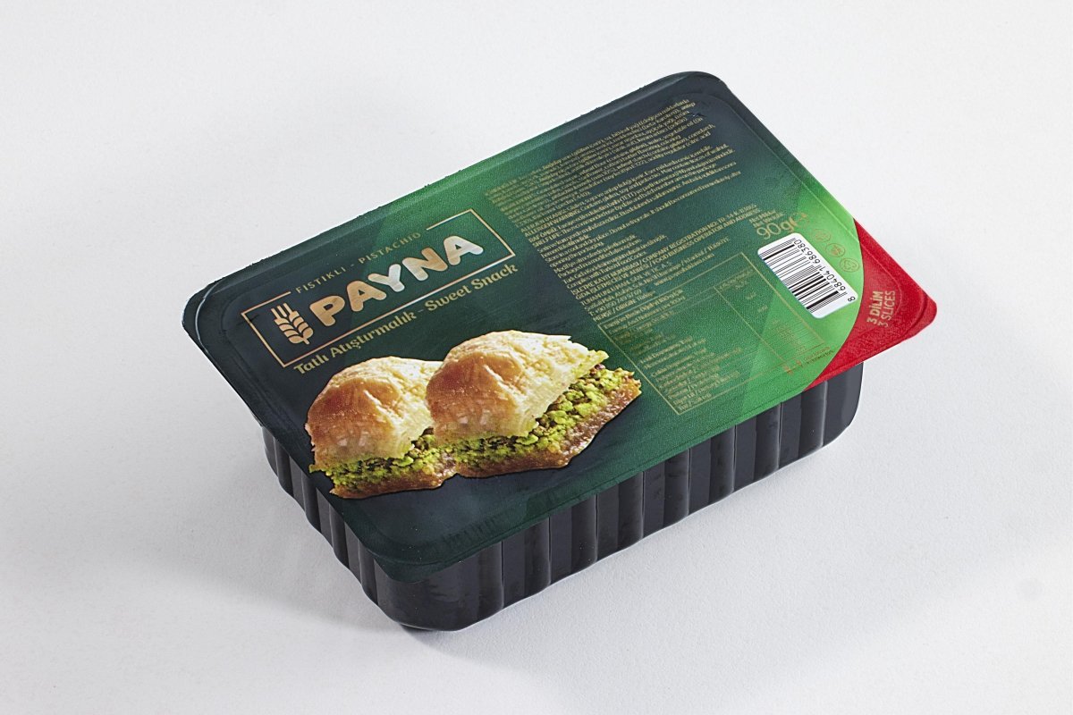Packaged Pistachio Baklava - 6 Slices - Aladdin Business