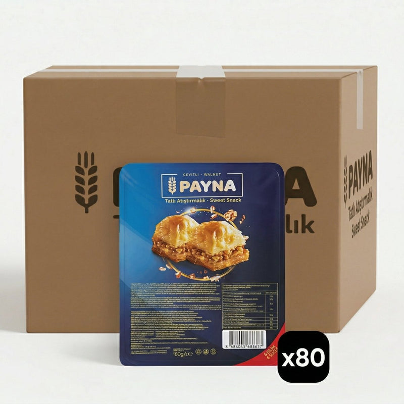 Packaged Walnut Baklava - 6 Slices - Aladdin Business
