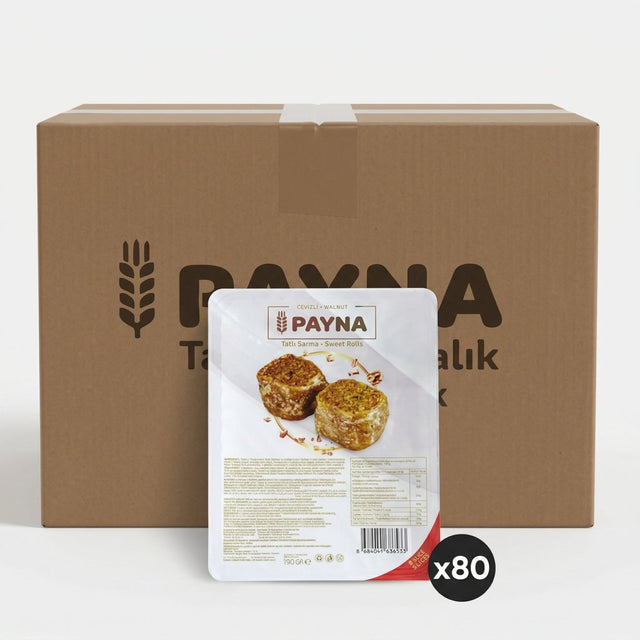 Packaged Wrap Baklava with Walnut - 6 Slices - Aladdin Business