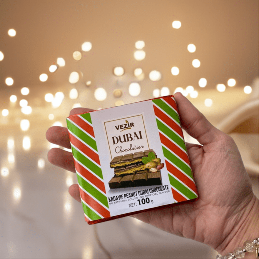 Peanut Praline Dubai Chocolate Bar - Crispy & Nutty Delight - Aladdin Business