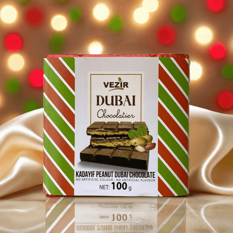 Peanut Praline Dubai Chocolate Bar - Crispy & Nutty Delight - Aladdin Business