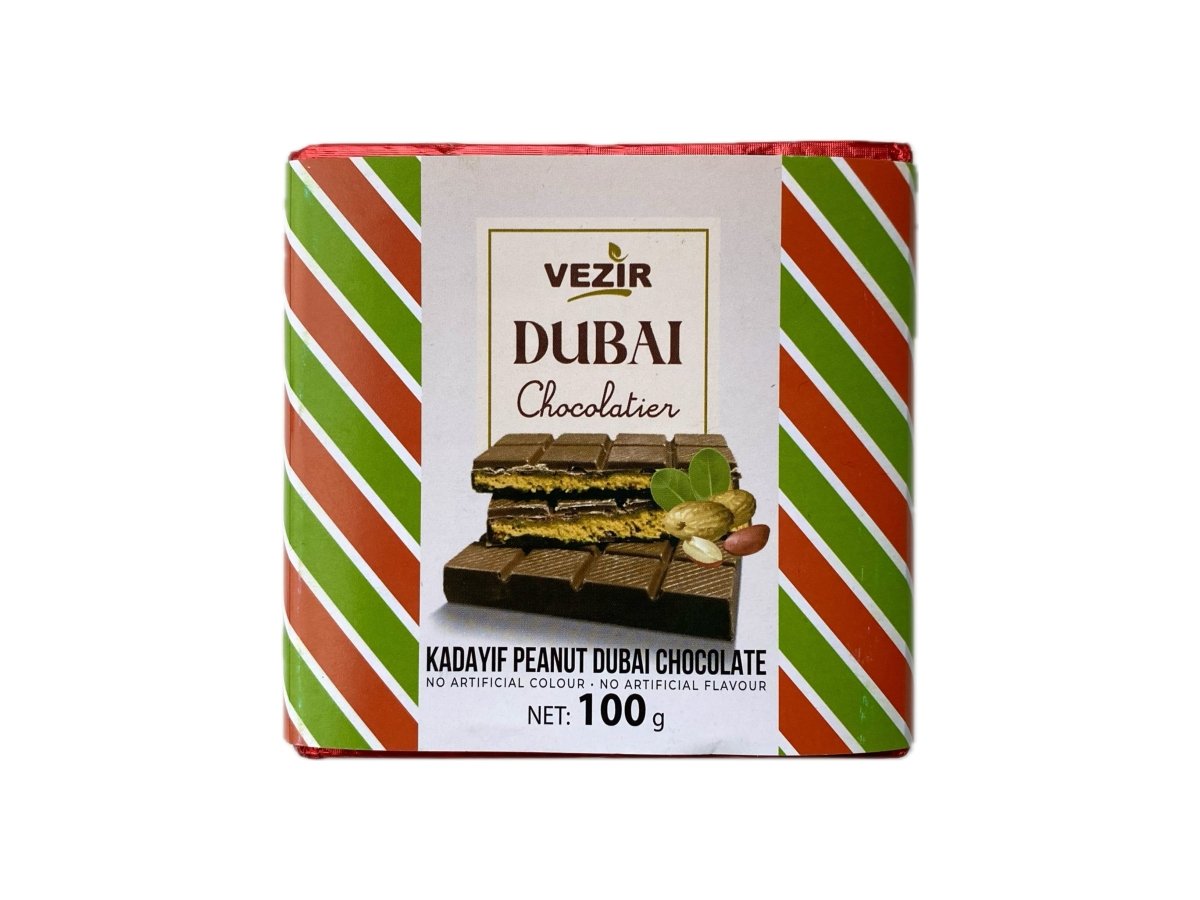 Peanut Praline Dubai Chocolate Bar - Crispy & Nutty Delight - Aladdin Business