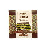 Pistachio Praline Dubai Chocolate Bar - Crispy & Nutty Delight -100g x 20 Pieces