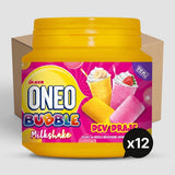 Premium Bubble Gum Strawberry Banana Milkshake Flavor - 1 Case - 12 Packs x 76g Each - Aladdin Business