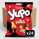 Premium Cola Flavor Soft Jelly Candies - 1 Case - 24 Packs x 80g Each - Aladdin Business