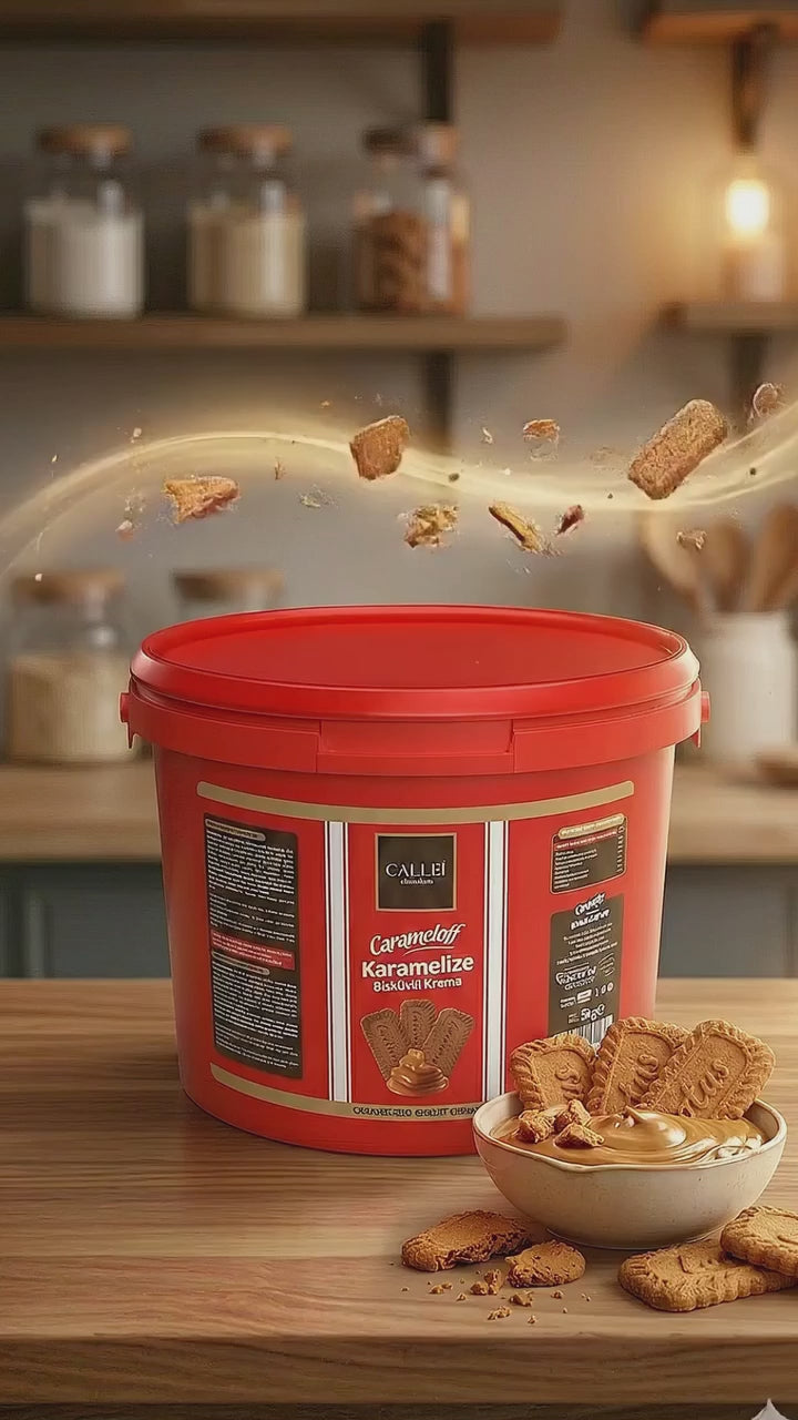 Callei Premium Caramelized Biscuit Cream – 1 Bucket - 5 kg