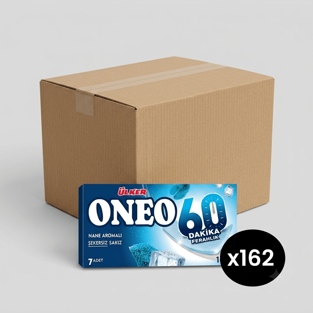 Professional Long-Lasting Mint Chewing Gum - 1 Case - 162 Packs x 14g Each - Aladdin Business