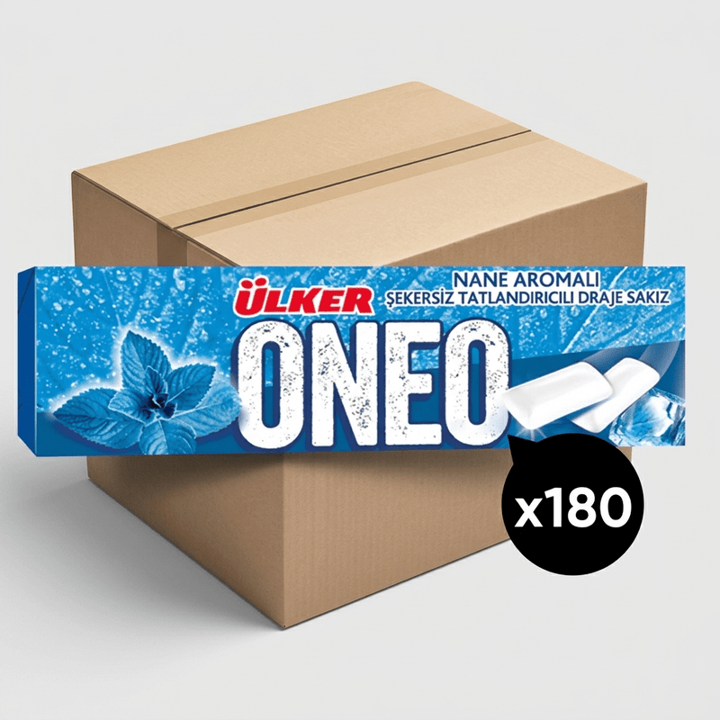 Refreshing Mint Flavored Dragee Gum - 1 Case - 180 Packs x 14g Each - Aladdin Business