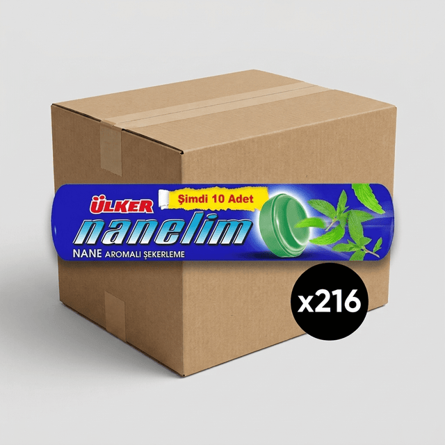 Refreshing Rolled Peppermint Candy - 1 Case - 216 Packs x 36g Each - Aladdin Business