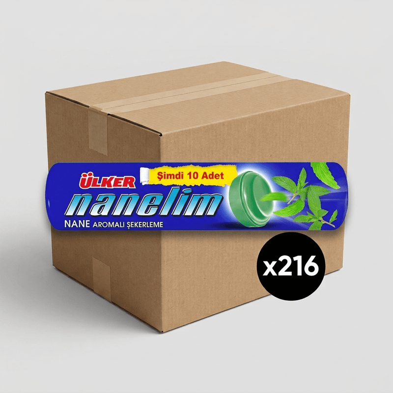 Refreshing Rolled Peppermint Candy - 1 Case - 216 Packs x 36g Each - Aladdin Business