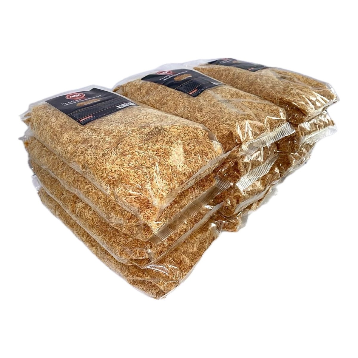 Roasted Kataifi/Kadayif for Preparing Dubai Chocolate and Desserts - 1kg x 12 Bags