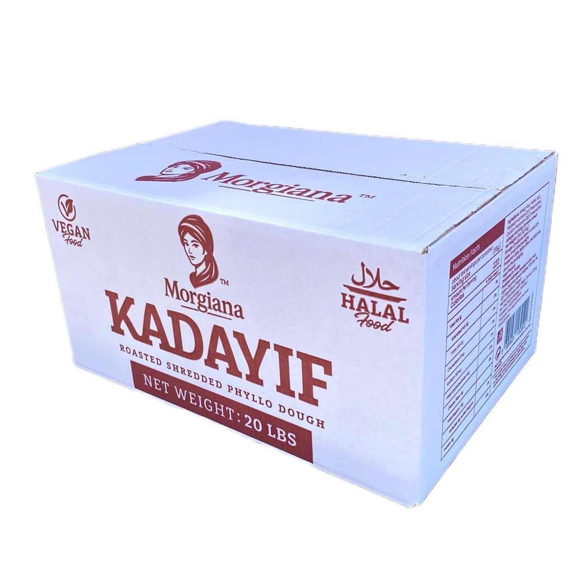 Roasted Kataifi/Kadayif - Bulk Shredded Phyllo Dough - 20lb (9.1kg)