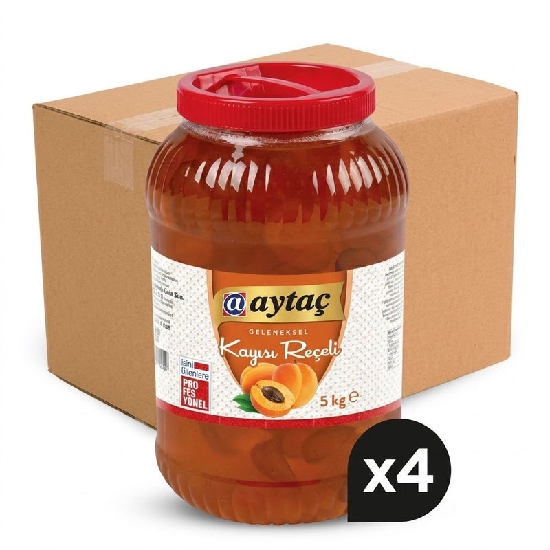 Traditional Turkish Apricot Jam - 4 Units x 5 kg - Aladdin Business