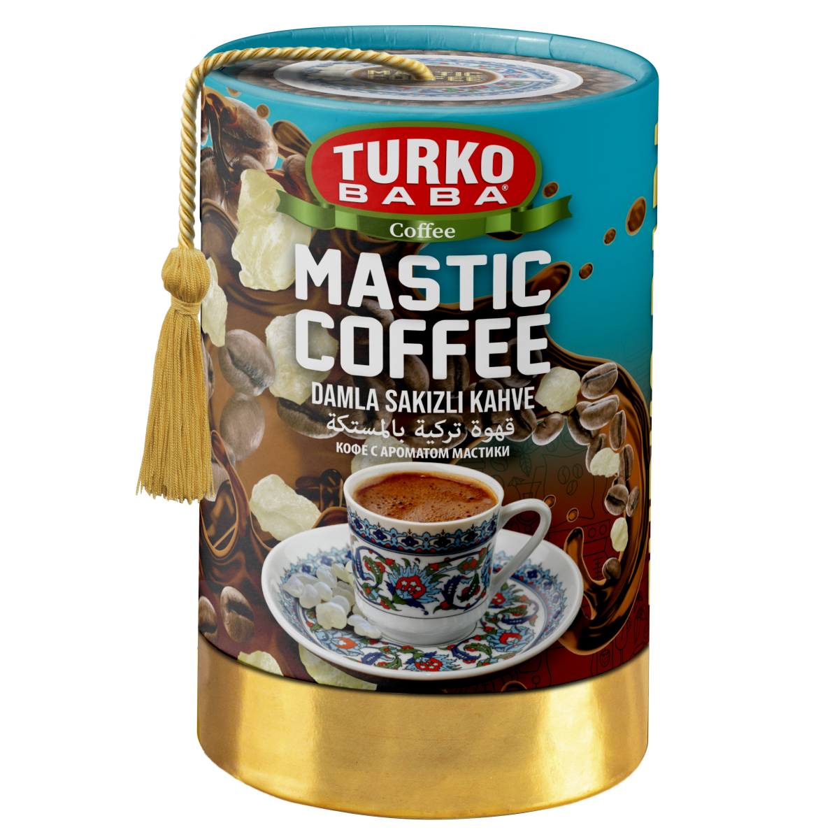 TURKOBABA Gourmet Mastic Flavored Turkish Coffee Blend - 200g - Aladdin Business