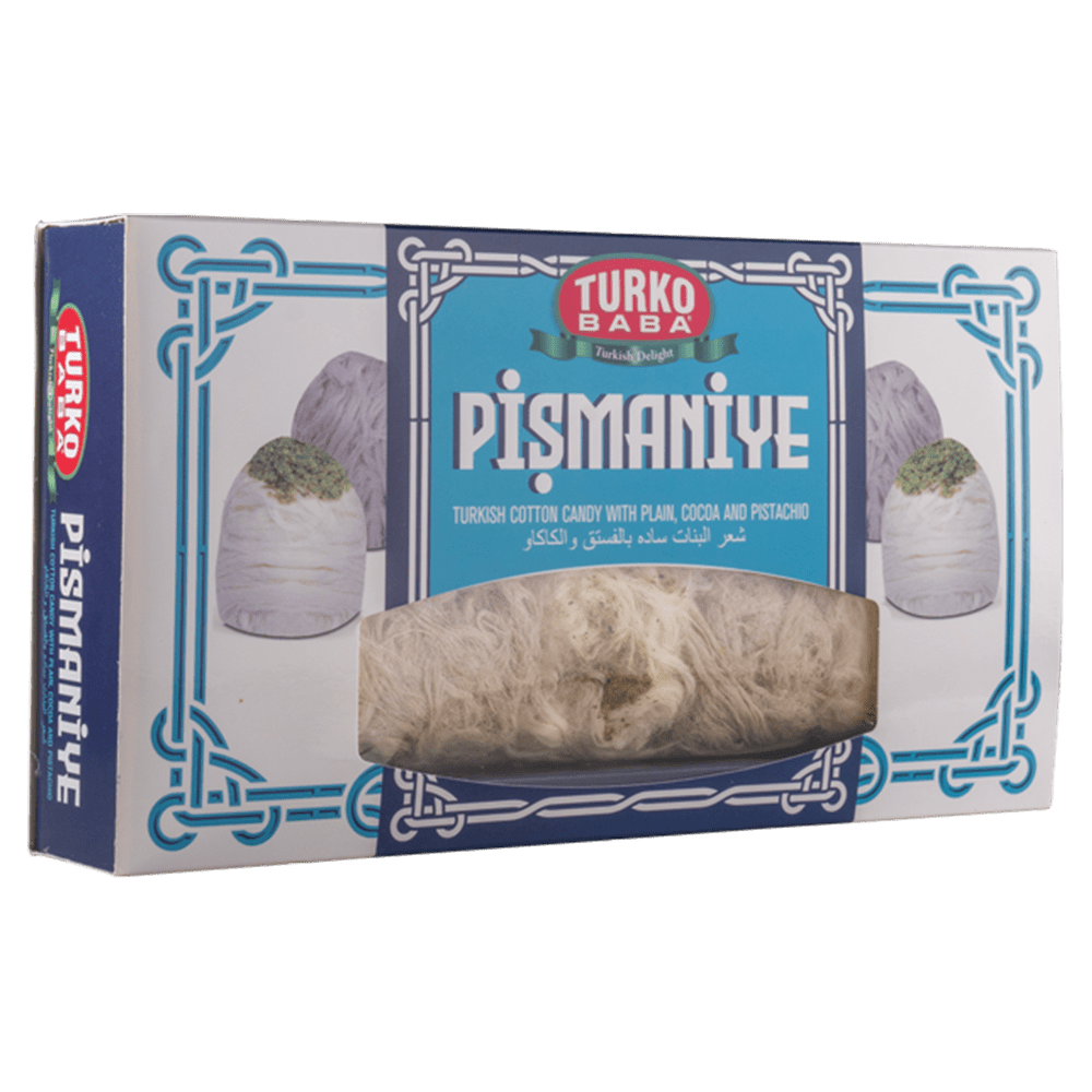 TURKOBABA Premium Pistachio Pismaniye Turkish Cotton Candy - 140g - Aladdin Business