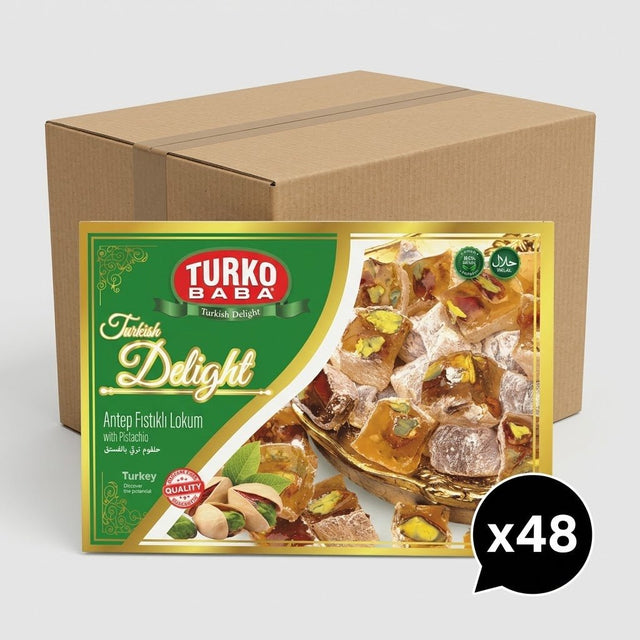 TURKOBABA Premium Pistachio Turkish Delight - 225g - Aladdin Business