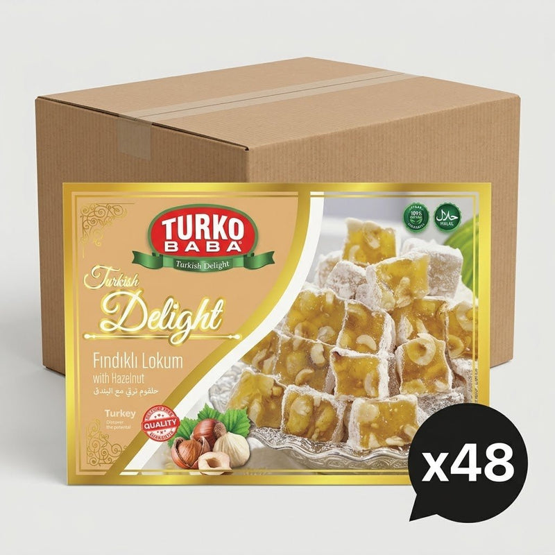 TURKOBABA Premium Powdered Hazelnut Lokum - 225g - Aladdin Business