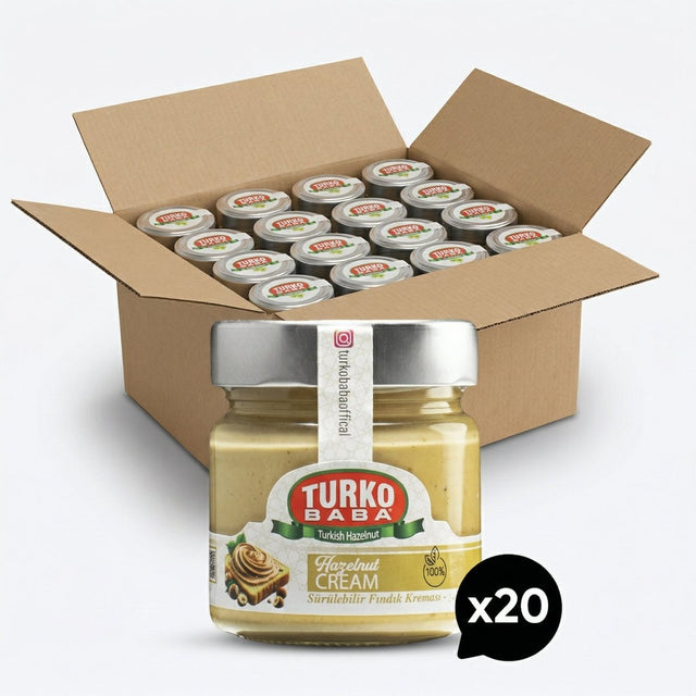 TURKOBABA Premium Roasted Hazelnut Cream Spread - 220g - Aladdin Business