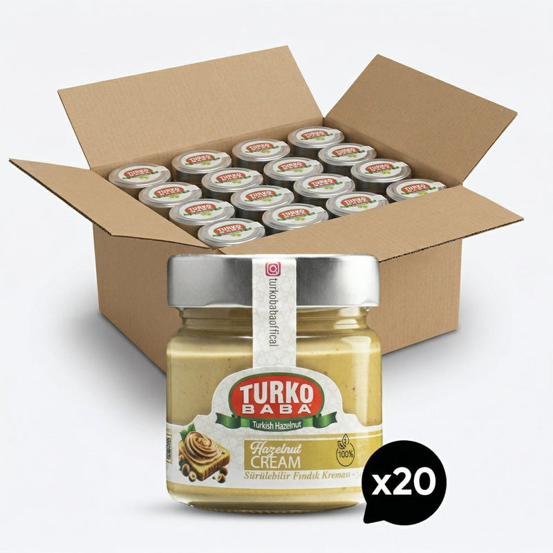TURKOBABA Premium Roasted Hazelnut Cream Spread - 220g - Aladdin Business
