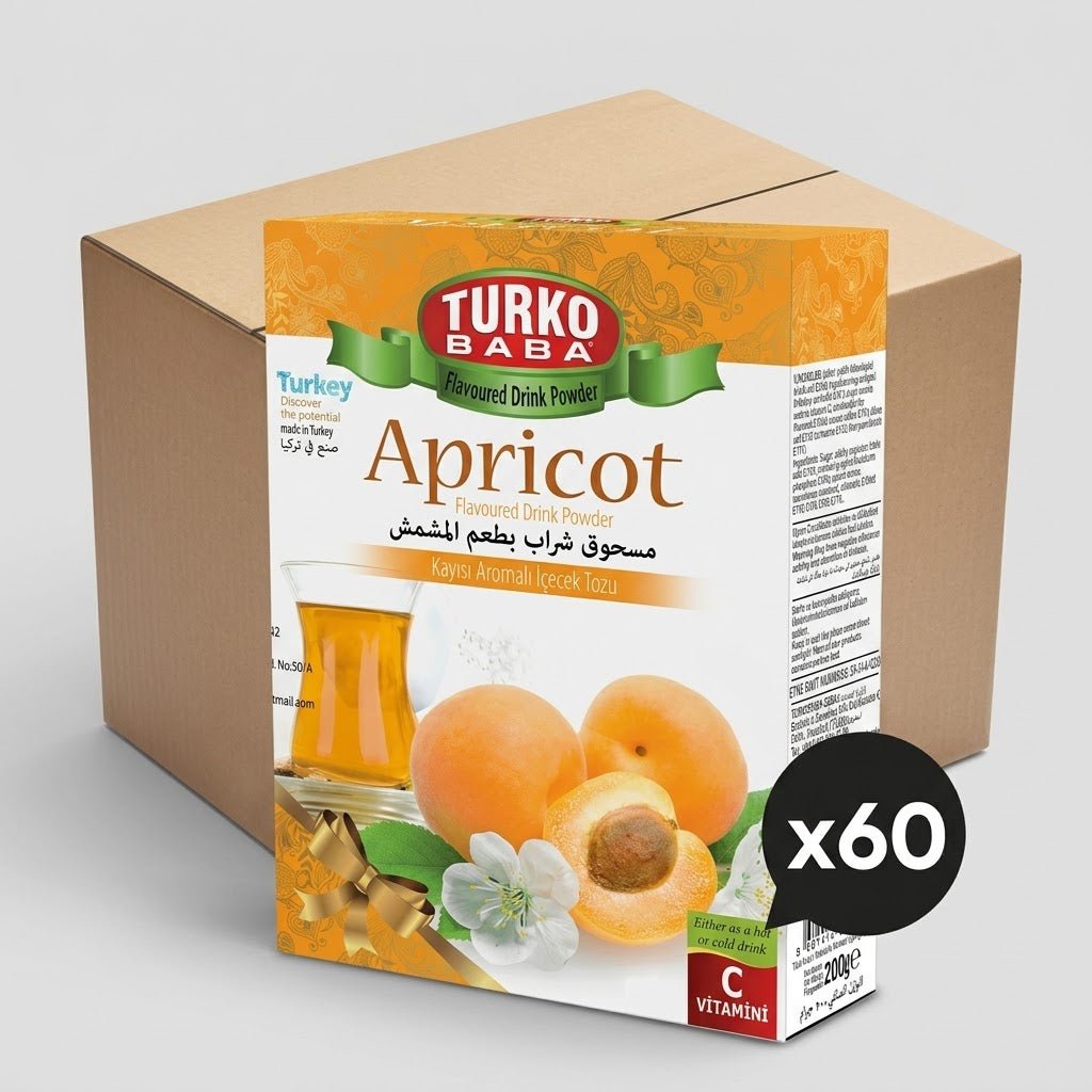 TURKOBABA Professional Apricot Flavored Drink Powder - 200g - Aladdin Business