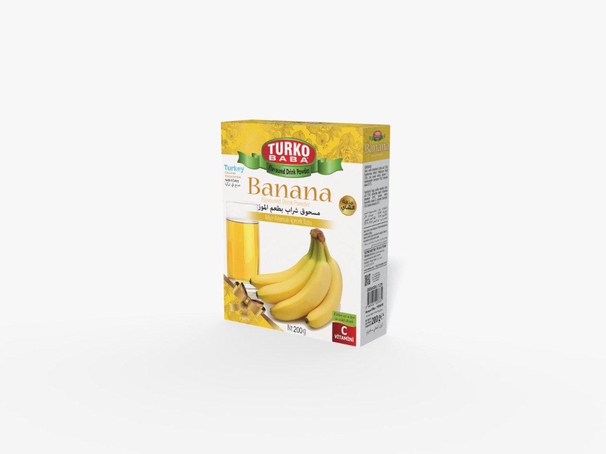 Professional Banana Flavored Instant Drink Powder - 60 x 200g