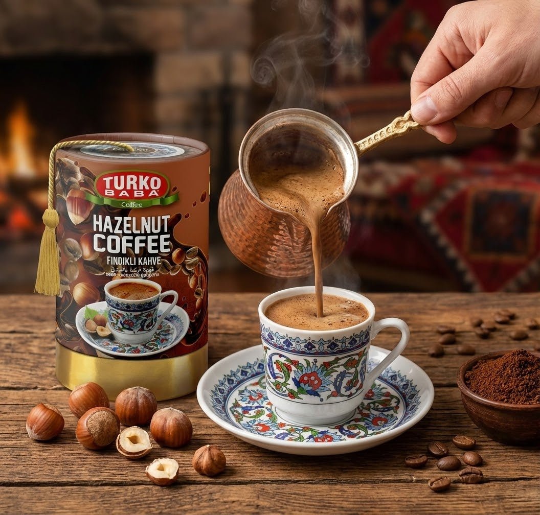 Professional Hazelnut Flavored Instant Coffee Mix - 6 x 200g