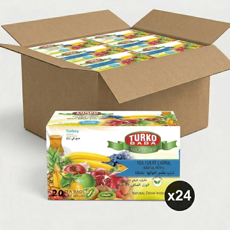 TURKOBABA Professional Herbal Fruit Tea Box - 20 Tea Bags - Aladdin Business