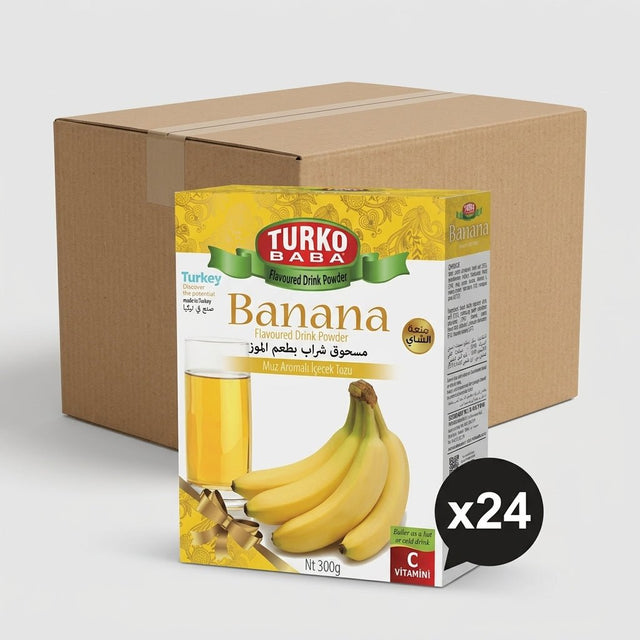 TURKOBABA Professional Instant Banana Flavored Drink Mix - 300g - Aladdin Business