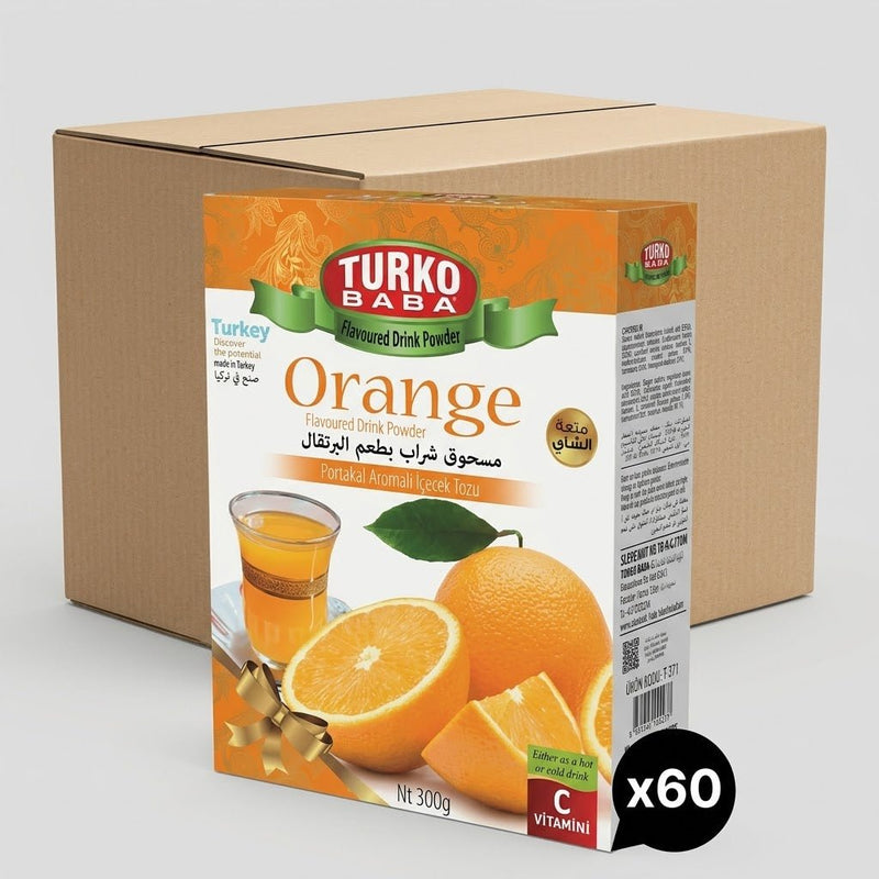 TURKOBABA Professional Orange Flavored Powder Drink Mix - 200g - Aladdin Business