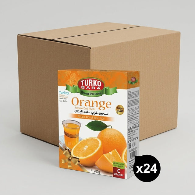TURKOBABA Professional Orange Flavored Powder Drink Mix - 300g - Aladdin Business