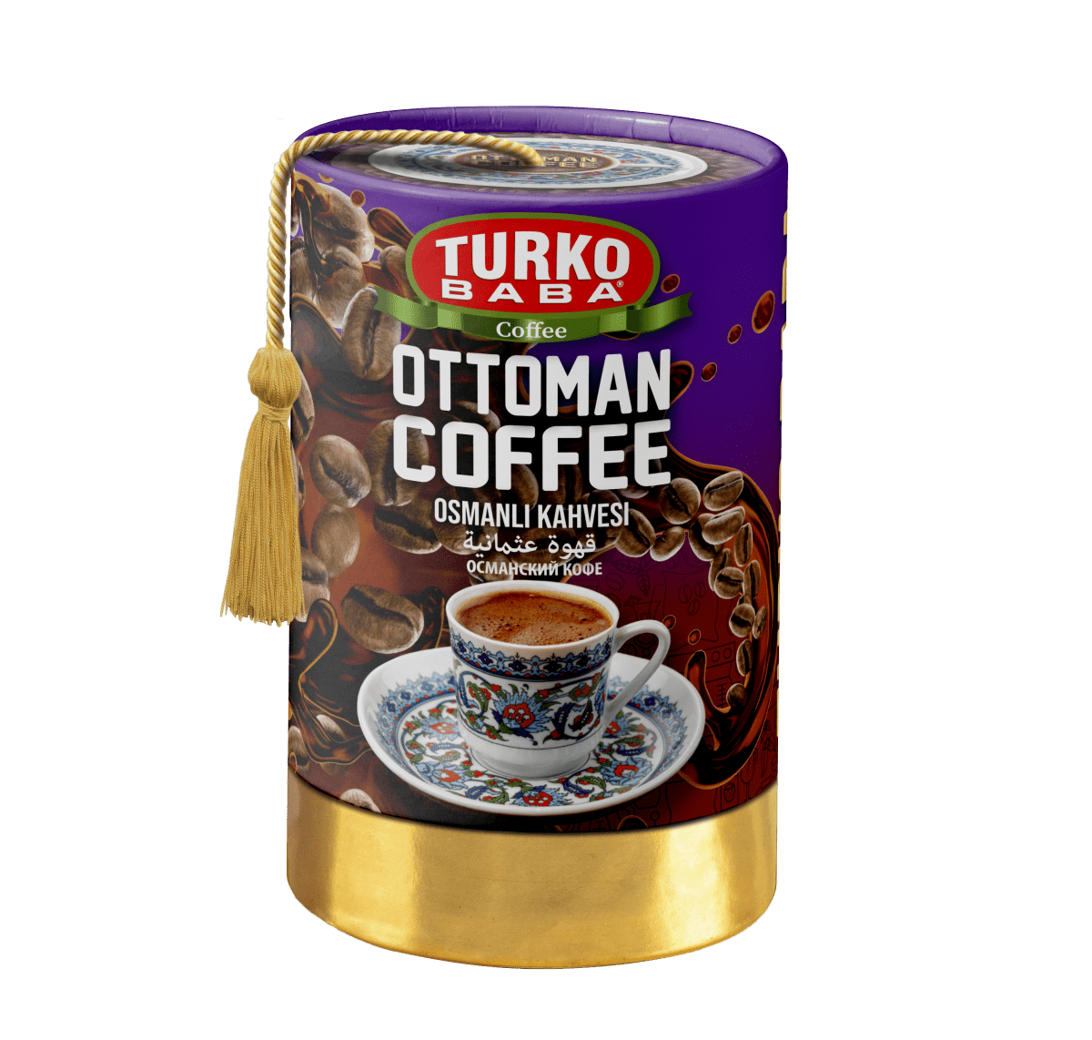 TURKOBABA Professional Ottoman Cylinder Blend Coffee - 200g - Aladdin Business