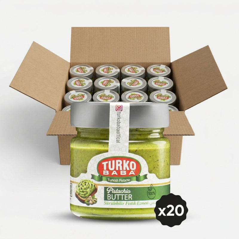 TURKOBABA Professional Premium Pistachio Paste Jar - 220g - Aladdin Business