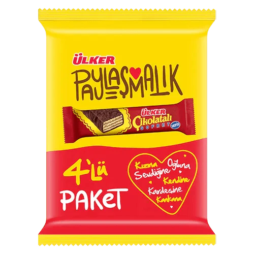 Chocolate Covered Wafers 4x36g - 144g x 24 Pieces